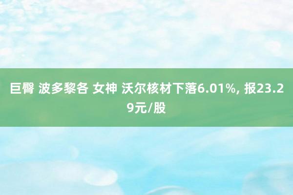 巨臀 波多黎各 女神 沃尔核材下落6.01%， 报23.29元/股